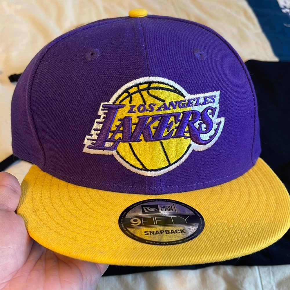 New Era 9Fifty SnapBack Hat- Two Tone LA Lakers